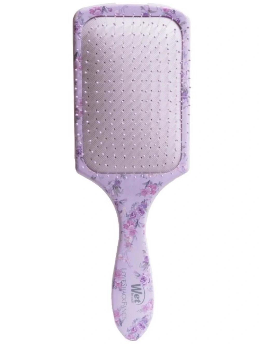 LoveShackFancy Lavender Floral Paddle Hair Brush
